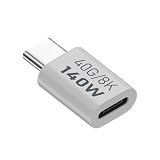 USB 90 度アダプター、PD 140W type-c 4.0 アダプター サンダーボルト 4 40 ギガバイト携帯電話エルボ PD140W type-c 4.0 アダプター