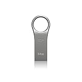 シリコンパワー USBメモリ 64GB USB2.0 防水 防塵 対衝撃 亜鉛 合金デザイン Firma F80 SP064GBUF2F80V1S