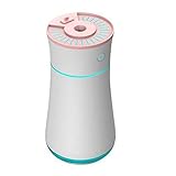 Pioilj 加湿器 卓上 usb 水空気加湿器ディフューザー暖かく、ルミナスLEDナイトライトアロマミストのために車オフィスホーム