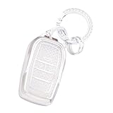 ヴォクシー 90 系 キーケース 適合トヨタ ノア 90 系 アルファード ヴェルファイア 40系キー カバー シエンタキーホルダー 可愛 シルバーホワイト