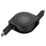 カシムラ PD60W 高速充電対応/USB-Cポート搭載機器を充電＆同期 C-Cケーブル リール式 80cm NAJ-648