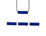 Stimtastic Chewable Silicone Block Necklace Nontoxic BPA and Phthalate Free, Blue by Stimtastic