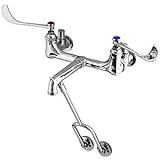 T & S真鍮b-0664サービス壁マウント8インチセンターガーデンホースコンセントIntegral Stops Polishシンク蛇口