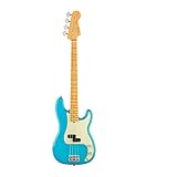 Fender エレキベース American Professional II Precision Bass®, Maple Fingerboard, Miami Blue, フル