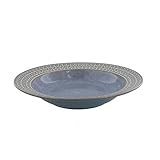 EAST table（イーストテーブル）リムスープ皿 23.5cm レース柄 グレー