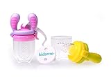 Kidsme Food Feeder Double Pack with Clip (Large size) by Kidsme [並行輸入品]