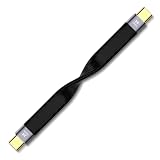 Type C to Type C 短い ケーブル 高速データ転送 10Gbps PD100W 急速充電 13cm 平形 USBC フラットケーブル 対応 8K@60Hz Mac Book (Type C (オス) To Type C (オス))