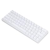 2.4Gメカニカルキーボード、ワイヤレス64キーゲーミングキーボード、ワイヤレス2.4G/Bluetooth 3.0 / 5.0/Type-c有線をサポート RGBバックライト付き超コンパクトワイヤードメカニカルキーボード 青いリニアアクションスイッチ(ブルースイッチ)