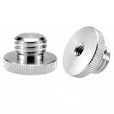 CHENIE レーザー水準器アダプター メスネジ1/4"-20 変換 オスネジ5/8"-11 ネジ径変換アダプター 三脚/レーザー/墨出し器/水準器アダプター(2個セット）