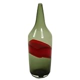 Essential D?cor Entrada Collection Handblown Glass Vase, 5 by 15-Inch [並行輸入品]