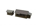 さんけい 1/220 みにちゅあーと・プチ 保線小屋-1 ペーパークラフト