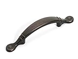 Dynasty Hardware P-80602-10B Arched Cabinet Hardware Pull Aged Oil Rubbed Bronze [並行輸入品]