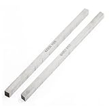 uxcell　旋盤用　HSS工具ビット　研磨用　8mm x 8mm x 200mm　グレー　2本セット