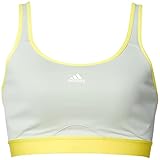 [アディダス] スポーツブラ TLRD ムーブ トレーニング ハイサポートブラ VB423 レディース リネングリーン/ビームイエロー (HM6237) L-B (AA-Bcup)