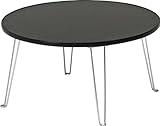 カラフルカラーテーブル　丸６０（サイズ：W60×D60×H31cm/ブラック/折りたたみ/コンパクト/収納/一人暮らし/カラフル/リビング/子供部屋/おしゃれ/机/デスク/シンプル/新生活/1人暮らし/