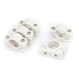 uxcell　パイプクランプ　アルミ合金材質　ファスナー　壁掛け　20mm径　5個入り