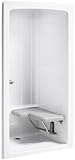 Kohler K-12100-C-0 Freewill One-Piece Barrier-Free Transfer Shower Module with Brushed Stainless Ste