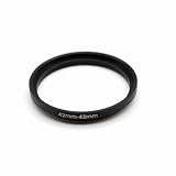 Toileum 42-39/40.5/42/43/43.5/46/49/52mm ステップアップリング/ステップダウンリング フィルター径変換アダプターリング ステップレンズフィルターアダプターリング(42-43mm）
