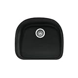 Franke PRK11021MB Prestige 21-Inch Single Bowl Undermount Fireclay Kitchen Sink, Matte Black [並行輸入品]