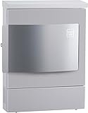 郵便ポスト　クルム　通常タイプ右開き/シルバー
