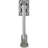 National Hardware V239 5" Kickdown Door Stops in Satin Chrome [並行輸入品]