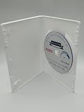 DVDトールケース 1枚収納 CD/BD/DVD トールケース 100枚 (白)
