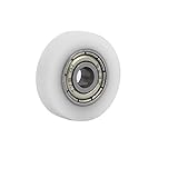 uxcell ベアリングプーリー POMガイドプーリー レールボール 滑り 搬送ホイール 3mm x15mm x 4mm