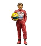 クラシックF1ドライバー フィギュア Ayrton Senna Figure レジンミニチュアジオラマ Figma ファッション 置物シミュレーションモデル アート (1：43)