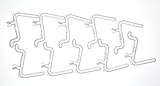 Pegボードフックキットガレージツールストレージペグボード100 Pieces Lフックスタイル