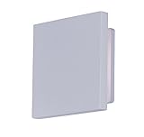 et2 e41388-wt、Alumilux LEDアウトドア壁取り付け用燭台、1ライト、合計10ワット、LED、ホワイト
