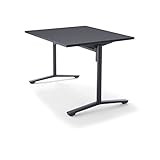 コクヨ   ミーティングテーブル DAYS OFFICE FLIP TOP XY-TFT128FE6AMCB 幅120×奥行80CM 天板グレイ