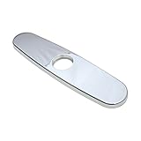 Dyconn Faucet DP001-CHR Kitchen Faucet Single Hole Deck Plate, Polished Chrome [並行輸入品]