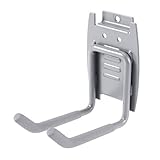 OUNONA スロットボードフックユニバーサルプレートフックボード電話アクセサリーピットボードハンガーストリップフック家具アクセサリー（グレー）