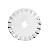 asiproper ロータリーカッター ブレード ステッチ パッチワーク ホブ 裁断 ユニバーサル レザー ファブリック カット 45mm ツール アクセサリー ロータリーカッターブレード 手芸 紙 