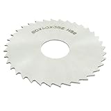 uxcell チップソー 　チップソー　スリッティングソウ　切削ツール　HSS製　グレー　36刃　外径80mm