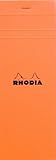 ロディア（RHODIA） ブロックロディア No.08 7.4×21cm│ノート・メモ メモ帳・用紙