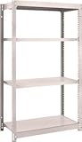 ＴＲＵＳＣＯ　軽量Ｍ１．５ボルトレス棚８６０×４４５×Ｈ１５００単体　ネオグレ M1.5-5344NG(ﾈｵｸﾞﾚｰ)(P)