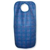 Adult Re-Usable Bib - Blue Plaid by MIP
