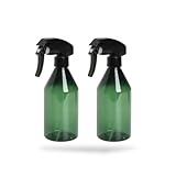 レジプロb 霧吹きスプレーボトル 2本セット 300ml アンティーク調 ダークグリーン 髪・園芸・掃除・観葉植物用 アルコール対応
