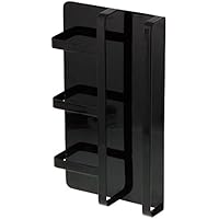 【山崎実業】 マグネット冷蔵庫サイドレシピラック タワー ブラック 3502