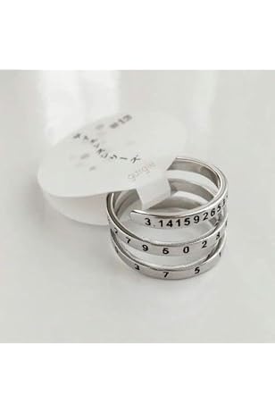 新品ガーグル円周率リングゴールドサイエンス数学算数