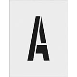 アイマーク:IM ステンシル A 文字サイズ250×125mm AST-A250125 型式:AST-A250125