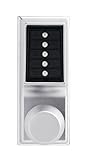 Kaba 1011-26D-41 Cylindrical Pushbutton Knob Nko Us26D, Satin Chrome [並行輸入品]