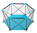 X-Jang ベビーサークル 育児、赤ちゃん フェンス 、折りたたみ 収納 、高さ66cm 安全、六角形 倒れにくい、使いたい大きさに変化できる。 6ヶ月~3歳半対象、誕生日プレゼント。専用のキャリー