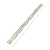 uxcell ステンレス丸棒 300mm x 2mm ステンレス鋼 シルバートーン 長いバー 10個入り