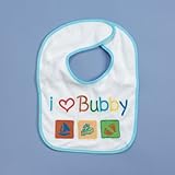 Baby Boy Blue Judaica I Love Bubby Bib for a Boy by Rite Lite