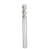 Flameer エンドミル　HSS 4枚刃　　加工用カッター 鋼製 超硬　 高精度　工業用　6mm x 5mm　　