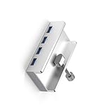 5GBPSハブクランプクリップUSB3.0スプリッターアダプターデスクトップPCアクセサリー用の複数のドックステーションUSB拡張ドック