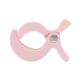 Mamimami Home 安全素材 プラスチック ベビーカー ペグ 5個・ピンク 7.4x4.4x2.4cm カバーブランケットクリップ DIY おしゃぶり ベビーおもちゃ オーガナイザ アクセサリ