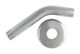 LDR 520 2410C 6-Inch Shower Arm And Flange, Chrome by LDR Industries